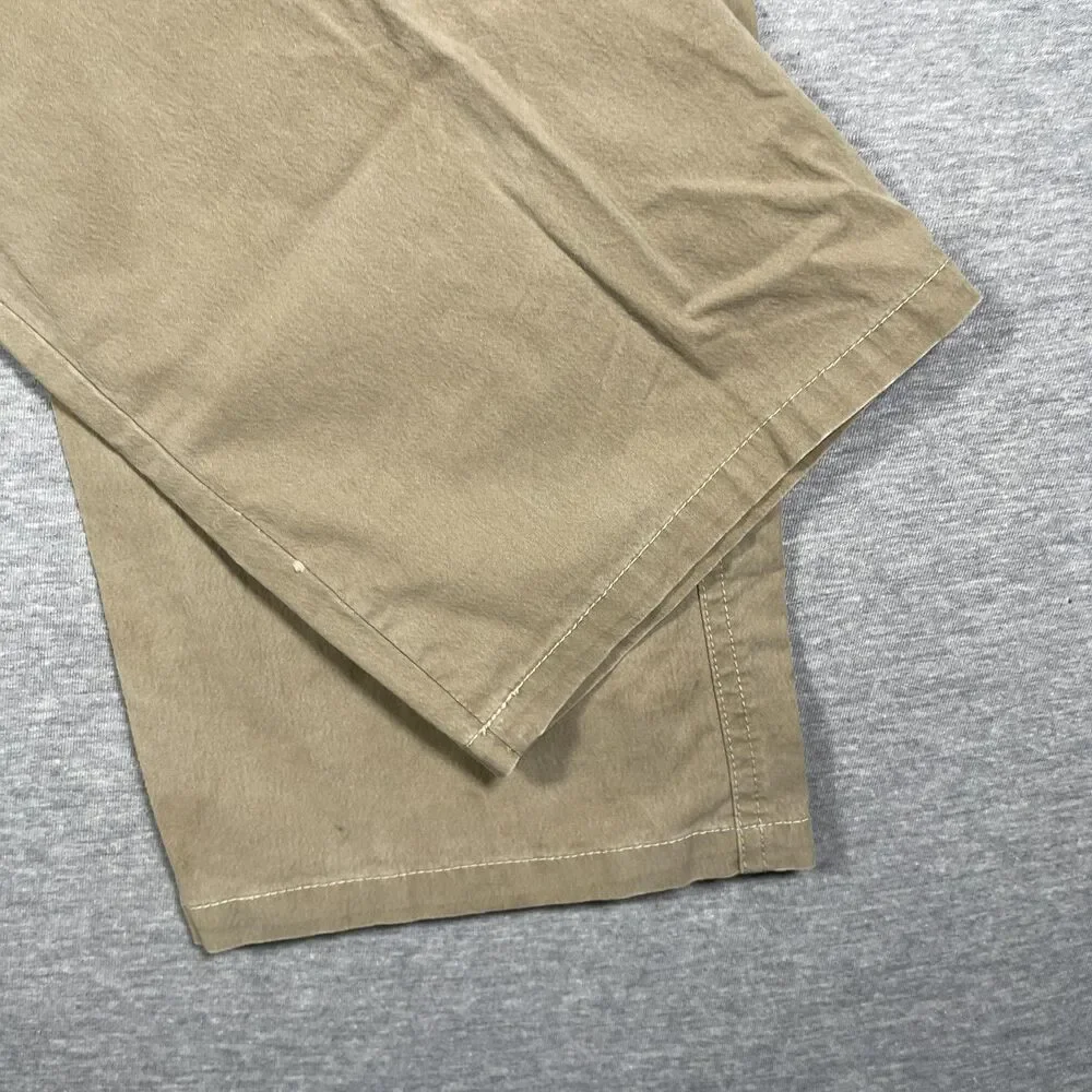 Kuhl Revolvr Carpenter Pants Mens 34x30 Beige Cotton Nylon Spandex Workwear